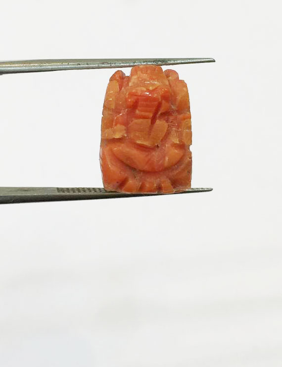11.41 ct Natural Certified Ganesh Moonga